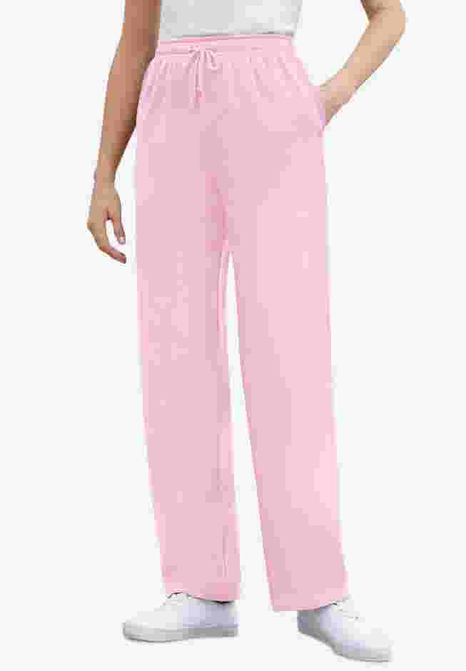 Womens Plus-Size Better-Fleece Pull-On Drawstring Sweatpants image number 0