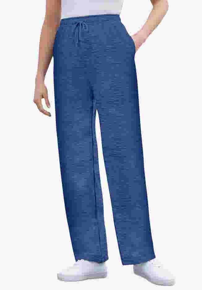 Womens Plus-Size Better-Fleece Pull-On Drawstring Sweatpants image number 0