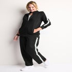 Side Stripe French Terry Zip Jacket image number null