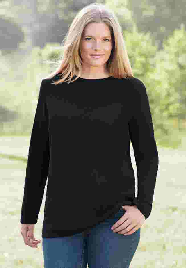 Ultra Soft Waffle Thermal Sweatshirt image number 0