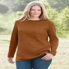 Ultra Soft Waffle Thermal Sweatshirt image number null