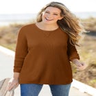 Ultra Soft Waffle Thermal Sweatshirt image number null