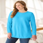 Ultra Soft Waffle Thermal Sweatshirt image number null