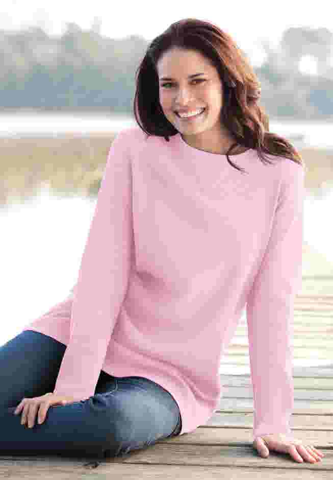 Ultra Soft Waffle Thermal Sweatshirt image number 0