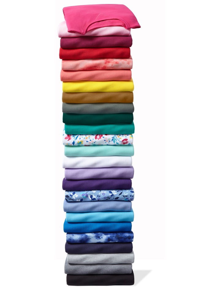 Ultra Soft Waffle Thermal Sweatshirt image number 6