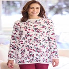 Ultra Soft Waffle Thermal Sweatshirt image number null