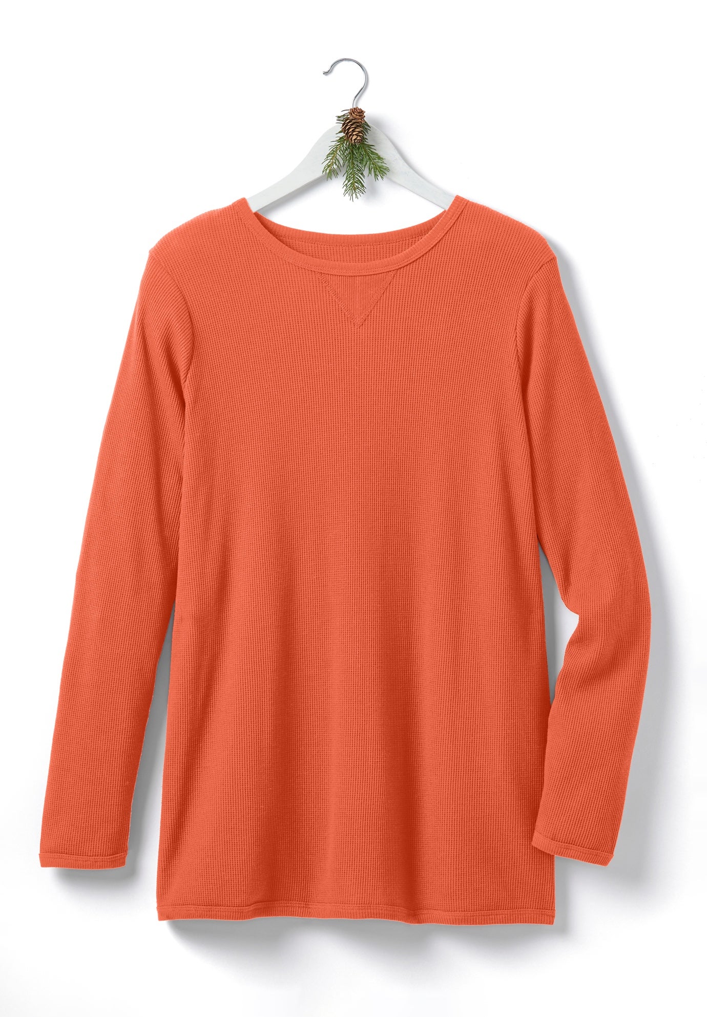 Ultra Soft Waffle Thermal Sweatshirt image number 2