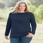 Ultra Soft Waffle Thermal Sweatshirt image number null