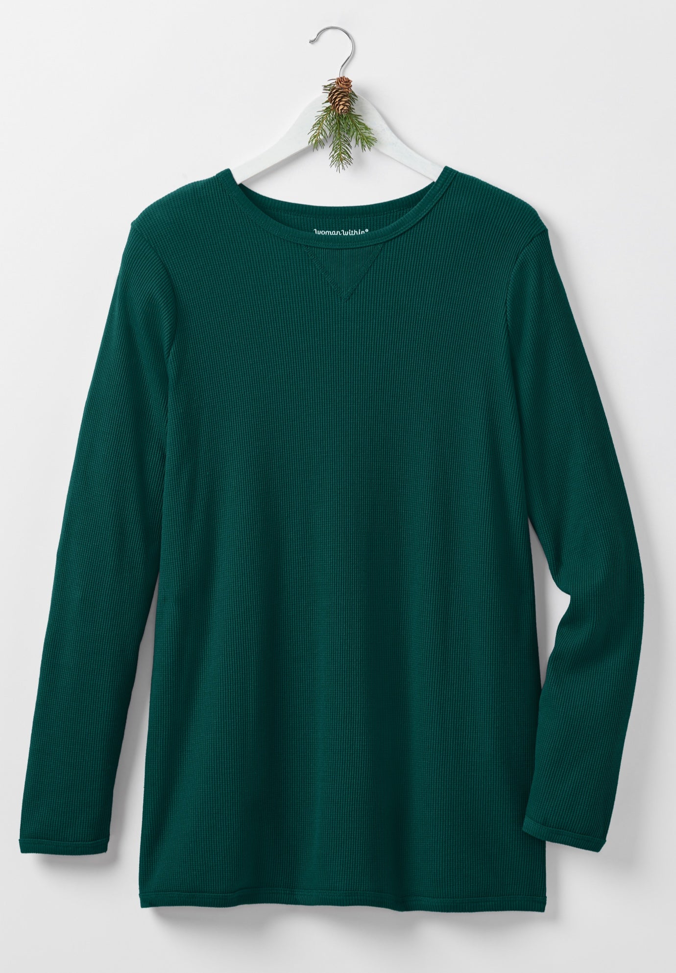 Ultra Soft Waffle Thermal Sweatshirt image number 2