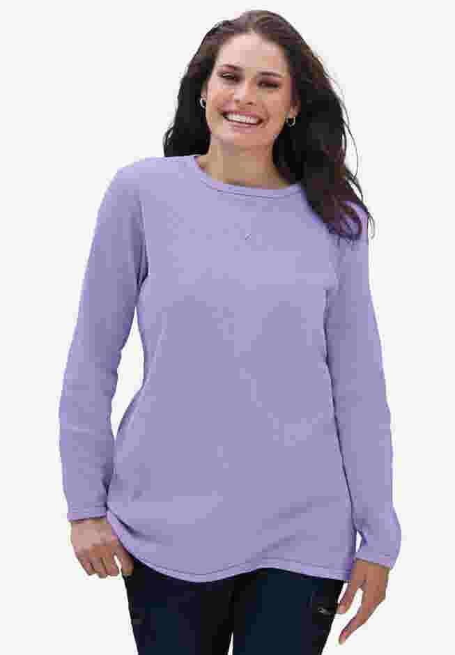 Waffle Thermal Sweatshirt image number 5