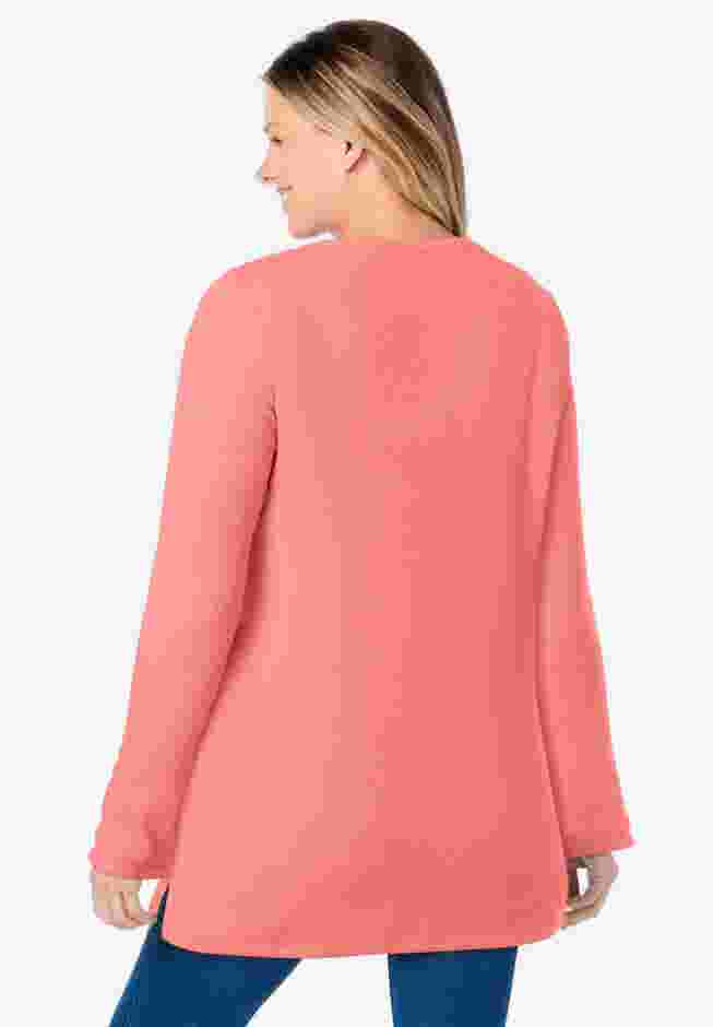 Ultra Soft Waffle Thermal Sweatshirt image number 4