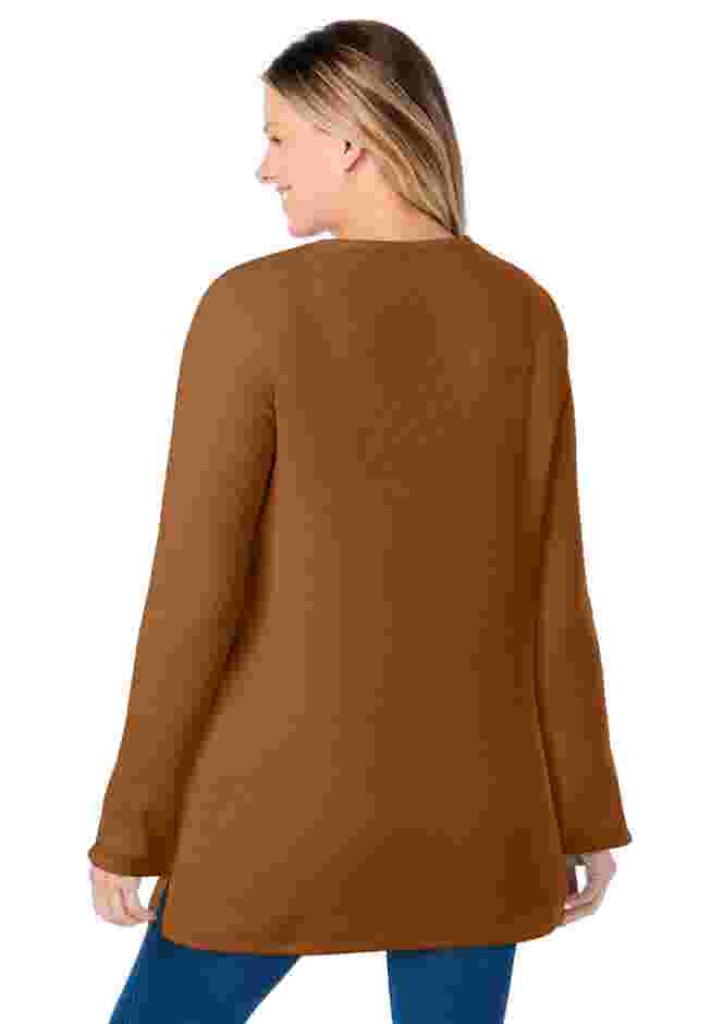 Waffle Thermal Sweatshirt image number 1