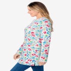 Ultra Soft Waffle Thermal Sweatshirt image number null