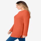 Ultra Soft Waffle Thermal Sweatshirt image number null