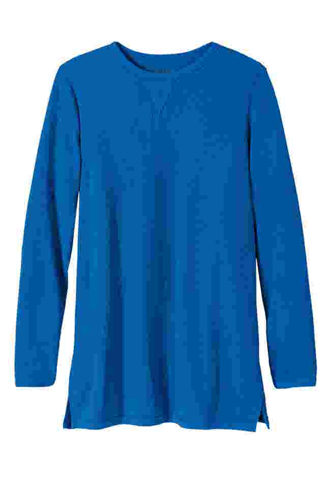 Ultra Soft Waffle Thermal Sweatshirt image number 1