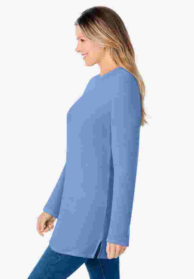 Waffle Thermal Sweatshirt image number 2