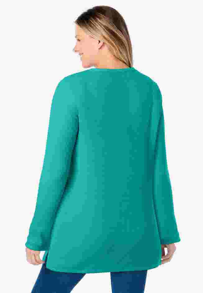 Waffle Thermal Sweatshirt image number 1