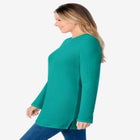 Ultra Soft Waffle Thermal Sweatshirt image number null