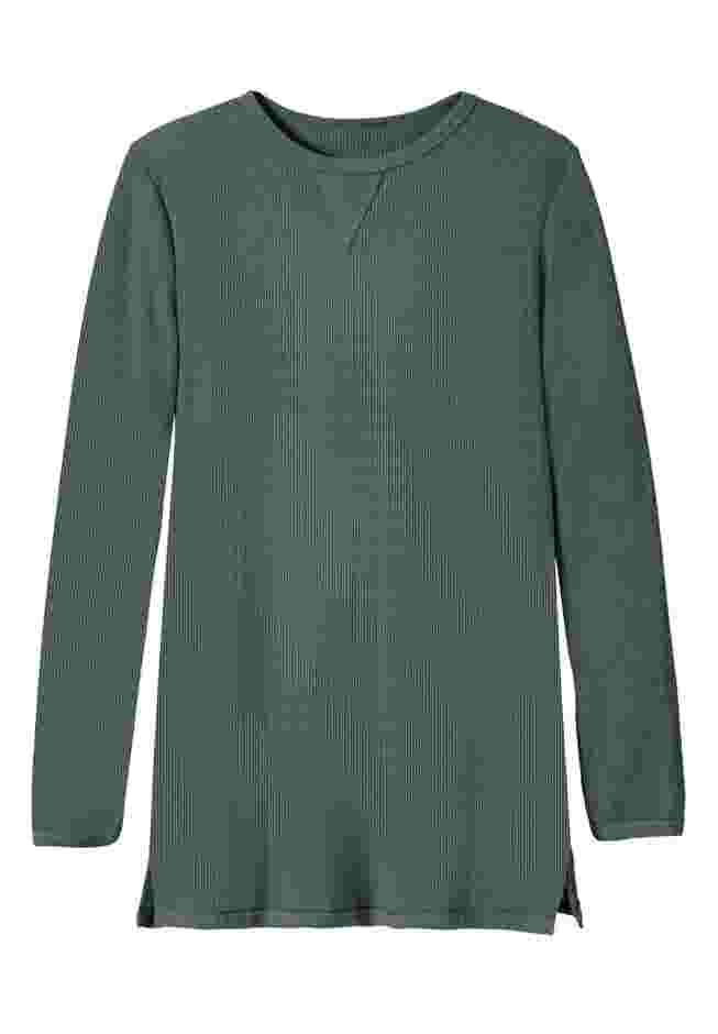 Ultra Soft Waffle Thermal Sweatshirt image number 2