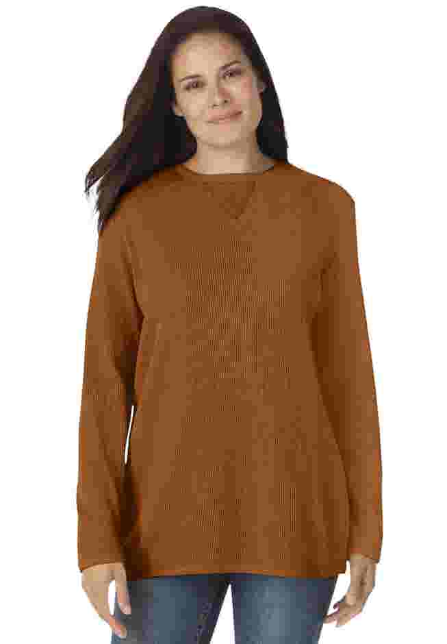 Waffle Thermal Sweatshirt image number 0