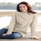 Long-Sleeve Crewneck Soft Waffle Knit Thermal Shirt image number 0