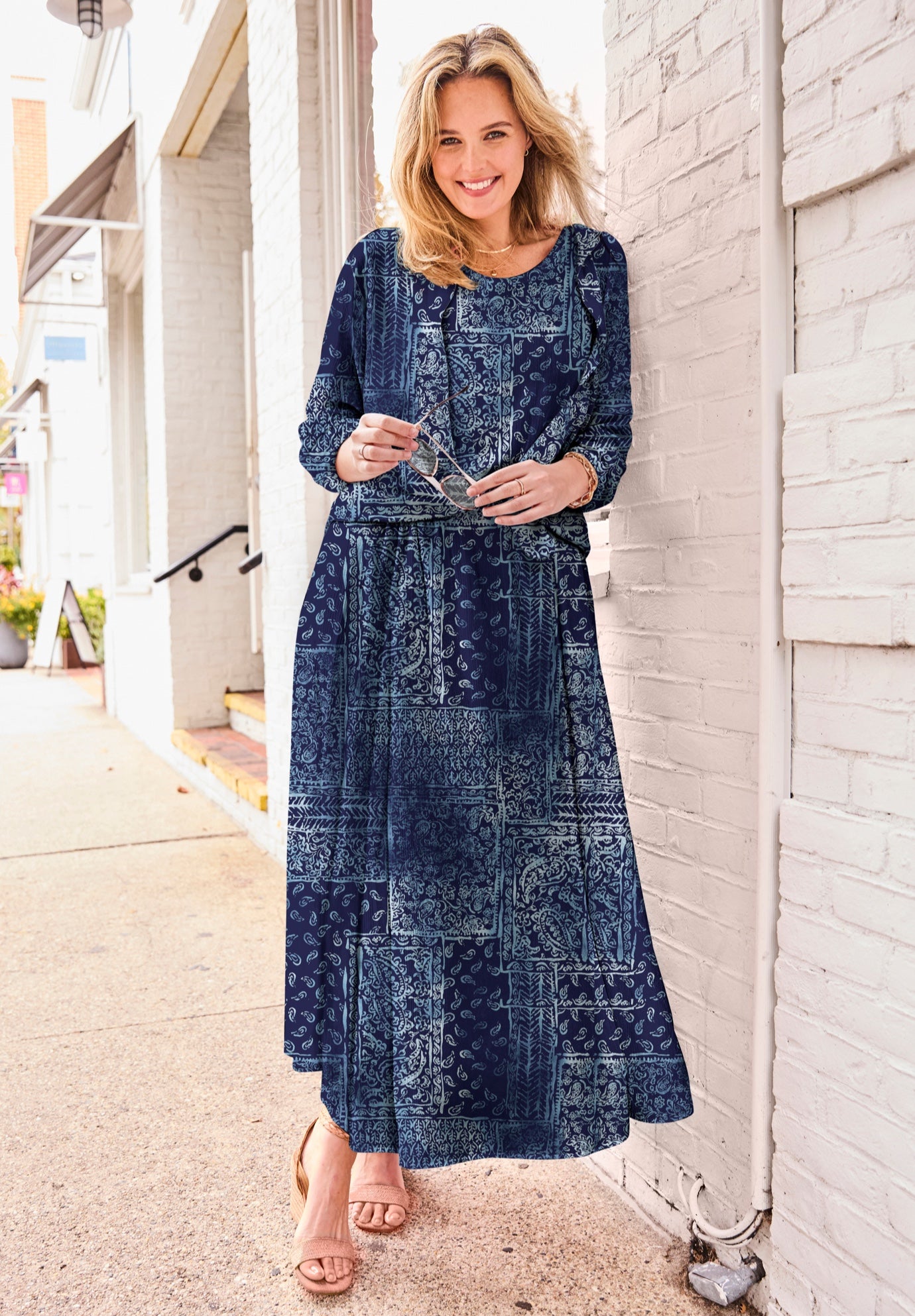 Crinkle Button-Front Shirt image number 1