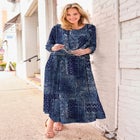 Crinkle Button-Front Shirt image number null