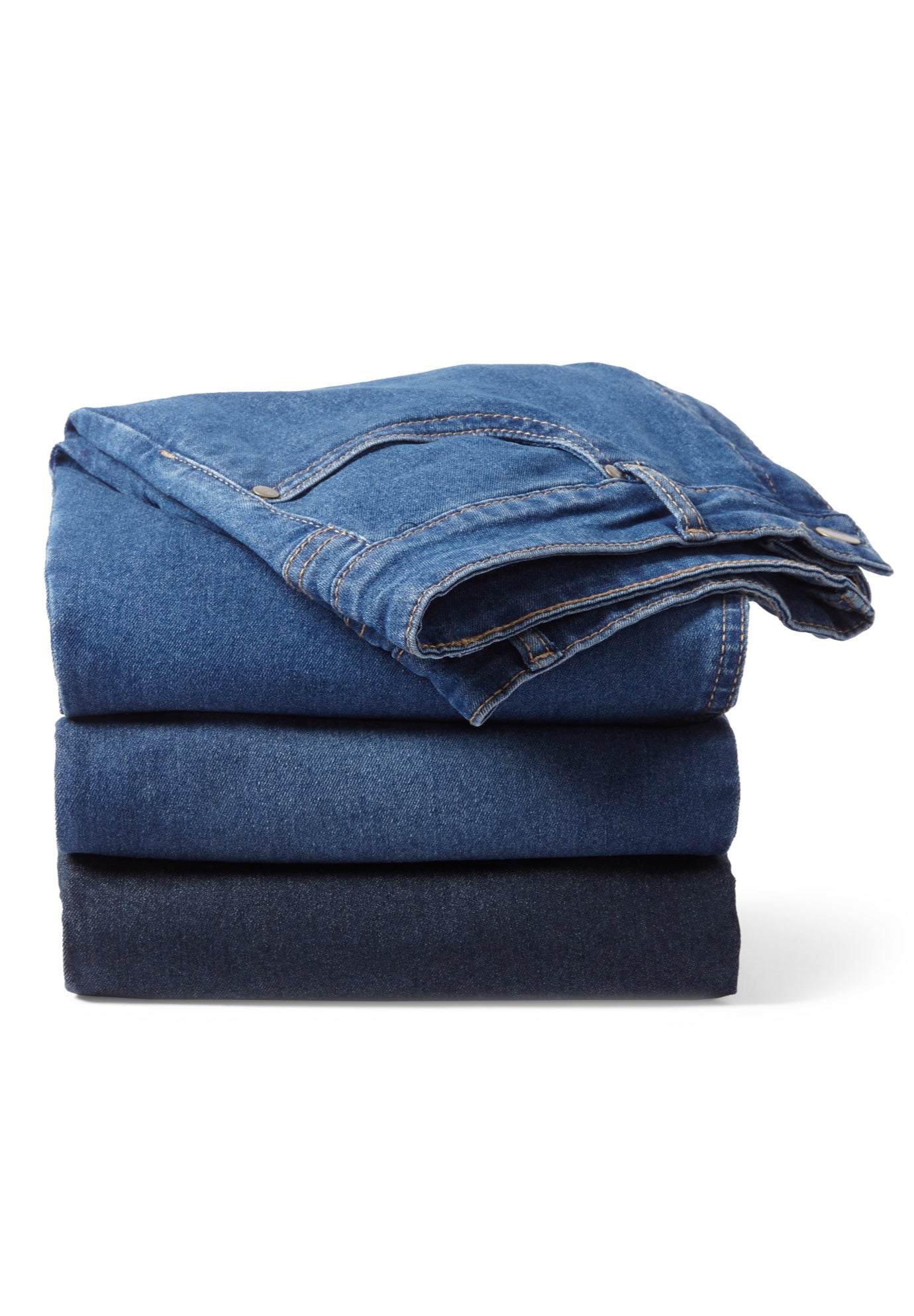 Straight-Leg Clean Jeans image number 2