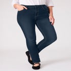 Stretch Straight-Leg Clean Jeans image number null