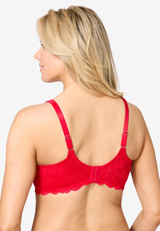 Leading Lady® The Chloe Lace Band Molded Underwire T-Shirt Bra image number 1