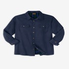 Flannel-Lined Twill Shirt Jacket image number null