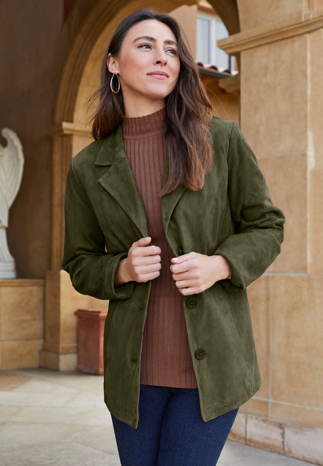 Suede Blazer image number 0