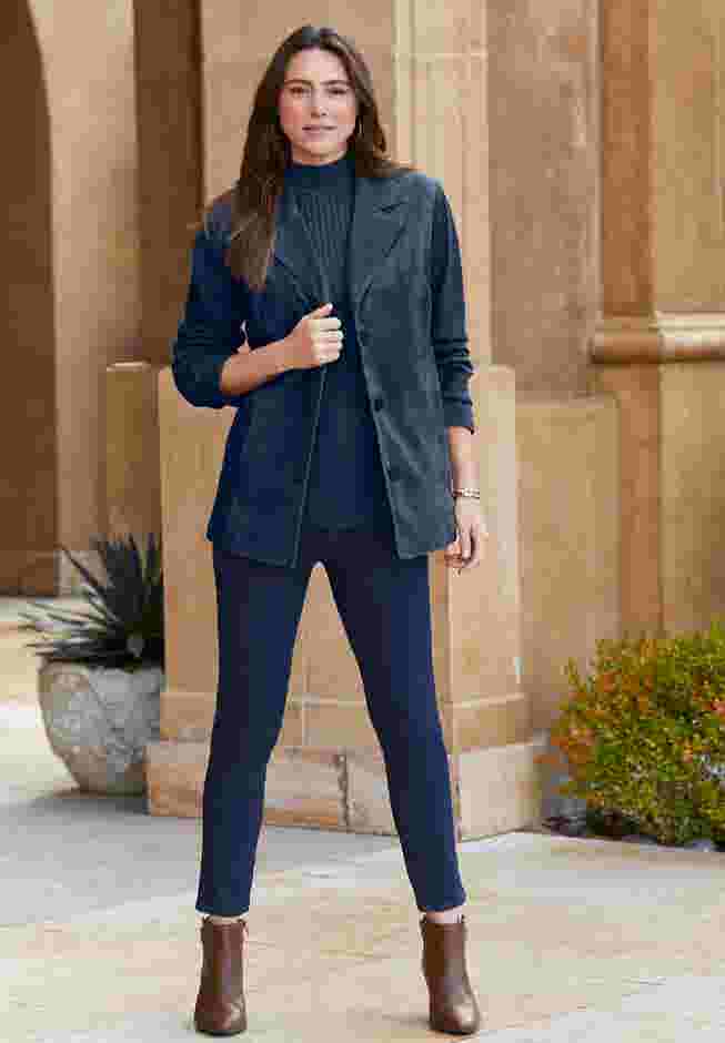 Suede Blazer image number 0