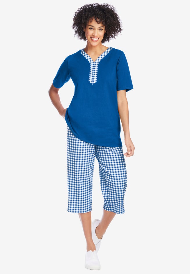 2-Piece Tunic Capri Set image number 0