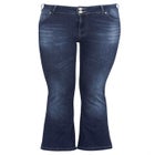 Mid-Rise Stretch Back Elastic Bootcut Jeans image number 0