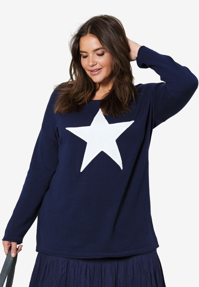 Star Applique Sweater image number 0