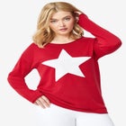 Star Applique Sweater image number null