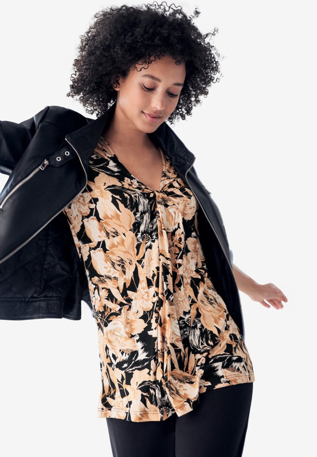Twisted Knot-Front Tunic image number 1