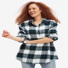 Plaid Flannel Shirt image number null