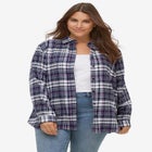 Plaid Flannel Shirt image number null