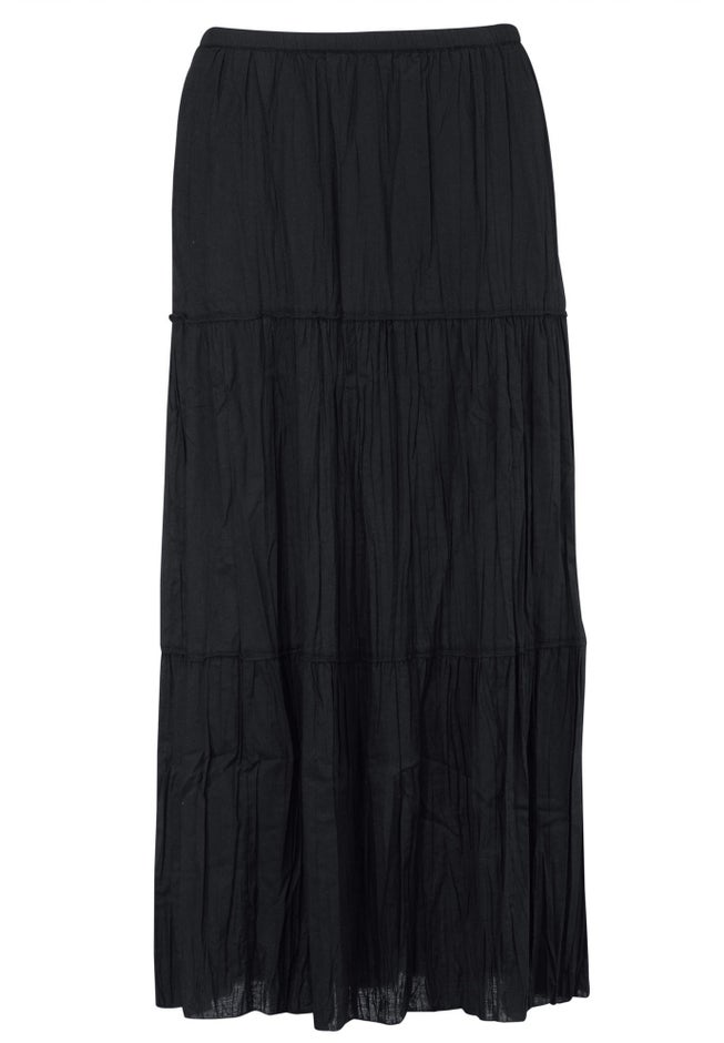 Tiered Crinkle Skirt image number null