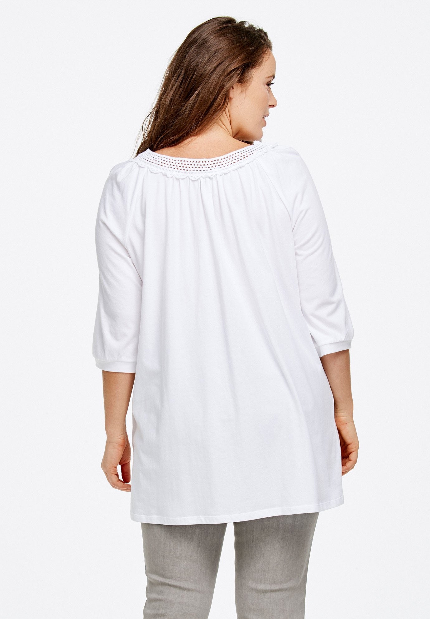 Crochet Trim Tunic image number 1