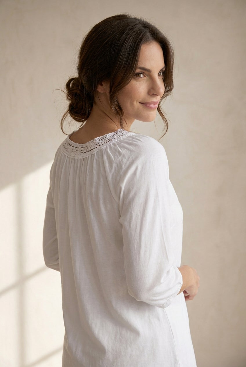 Crochet Trim Tunic image number 2