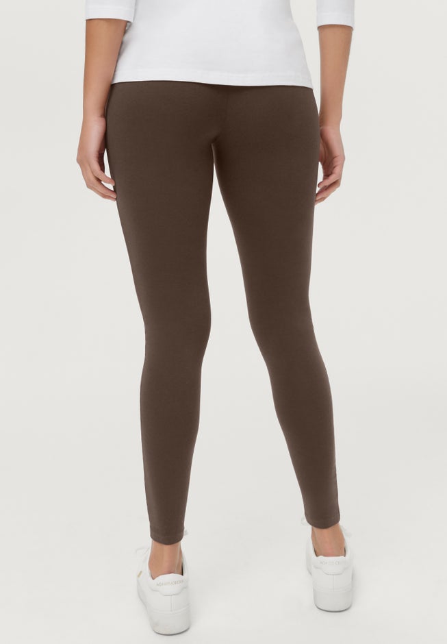 Cotton Spandex Full Length Leggings image number 1