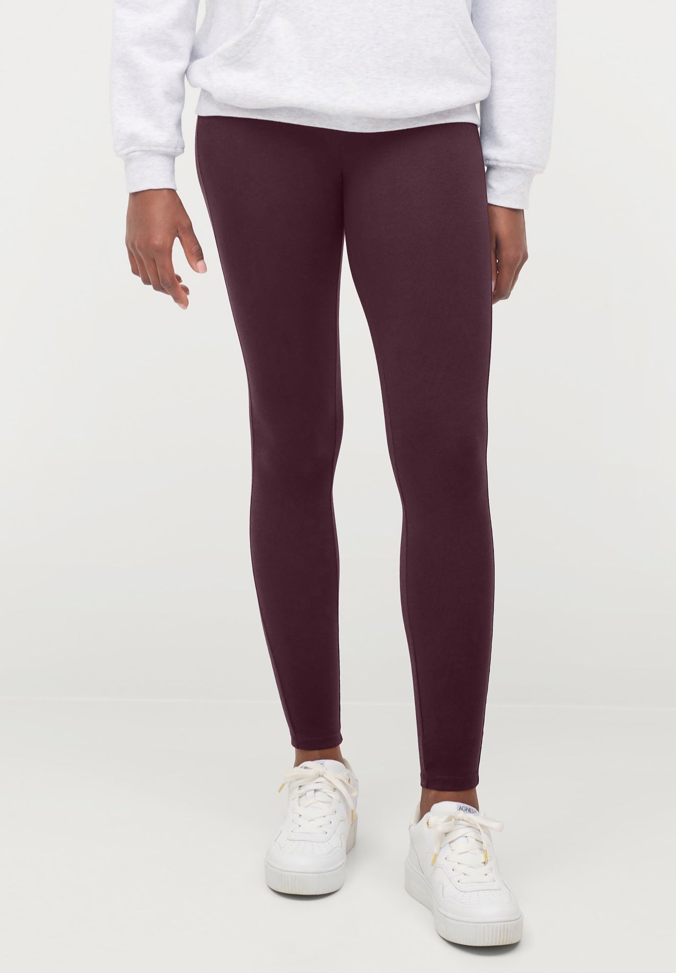 Cotton Spandex Full Length Leggings image number 0