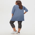 French Terry Zip Pocket Tunic image number null