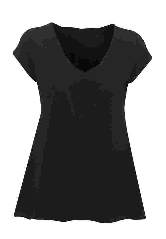 Twisted V-neck Tee image number 0