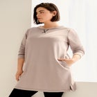 French Terry Tunic Dress image number null