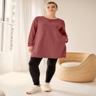 French Terry Tunic Dress image number null