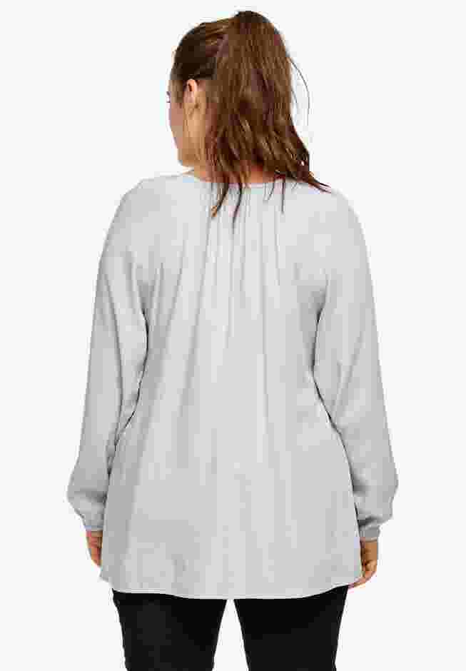 Tie Neck Peasant Tunic image number 1